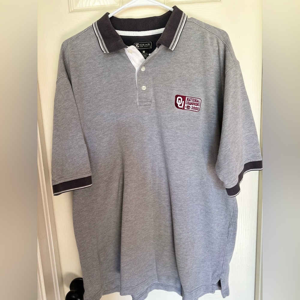 Oklahoma Sooners Football 2000 National Champions Polo